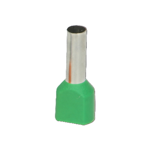 PUNTALINI DOPPI ISOLATI 6MM² LUNGHEZZA 14MM CONF. 100PZ ORNO OR-KK-8101/6/14
