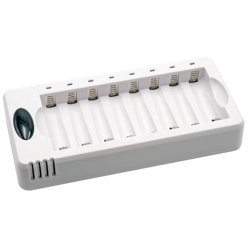 CARICABATTERIE SMART PER 1-8 AA/AAA NI-CD NI-MH CON DISPLAY LED EXTRACELL CARICABATT.X 8 AA/AAA SMART USB