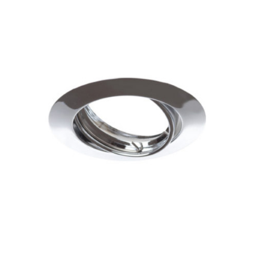 FARETTO AD INCASSO SOFFITTO TONDO ORIENTABILE IN ALLUMINIO CROMO LUCIDO GU10 IP20 STONE 8006/CL