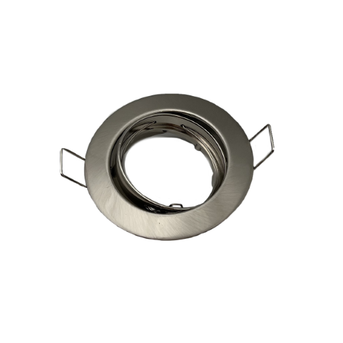 FARETTO AD INCASSO TONDO ORIENTABILE IN ALLUMINIO NICHEL SATINATO GU10 IP20 STONE 8006/NS