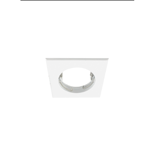 FARETTO AD INCASSO QUADRATO FISSO IN ALLUMINIO BIANCO GU10 IP20 STONE 8007/B