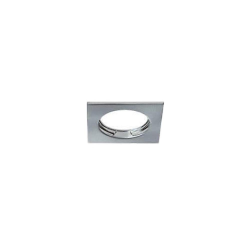 FARETTO AD INCASSO QUADRATO FISSO IN ALLUMINIO CROMO LUCIDO GU10 IP20 STONE 8007/CL