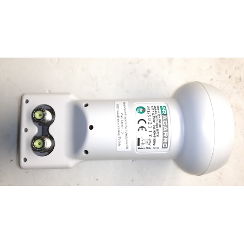 LNB TWIN UX-TW LTE 2 USCITE UNIVERSALI CON FILTRO LTE FRACARRO 287338