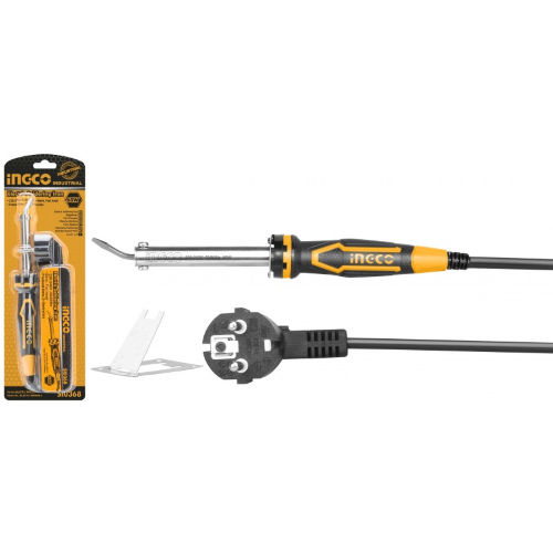 SALDATORE ELETTRICO 60W CON PUNTA PIEGATA IN BLISTER INGCO SI0368