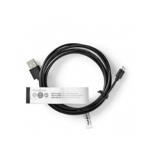 Cavo USB 2.0 | A Maschio - Micro B Maschio | 2.0 m | Nero ideale per smartphone android