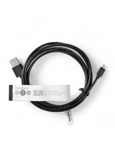 Cavo USB 2.0 | A Maschio - Micro B Maschio | 2.0 m | Nero ideale per smartphone android