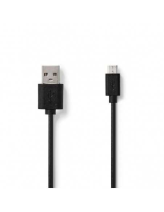 Cavo USB 2.0 | A Maschio - Micro B Maschio | 2.0 m | Nero ideale per smartphone android