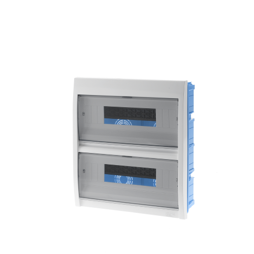 CENTRALINO DA INCASSO 24-28 MODULI IP40 BIANCO RAL 9016 PORTA FUME' GEROS GR15524