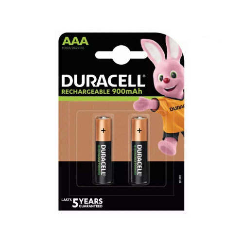 BATTERIA RICARICABILE AAA NI-MH 900MAH 1,2V DURACELL DX2400