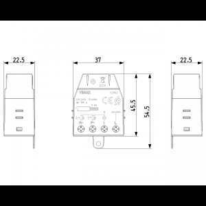 Modulo relè Vimar Quid ad impulsi con reset 10A da incasso 03992