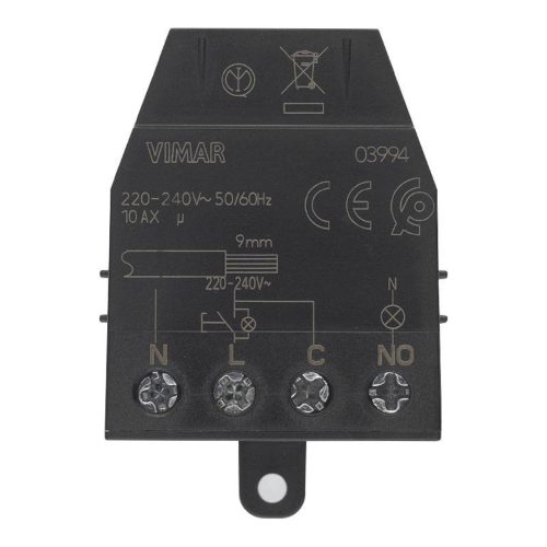 Modulo relé ad impulsi Vimar Quid 10AX 4 morsetti 03994