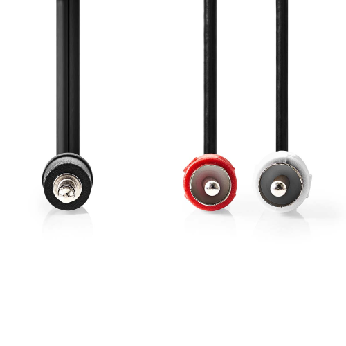 Cavo audio stereo 3,5 mm maschio | 2x RCA maschio | Nichelato | 5,00 m 
