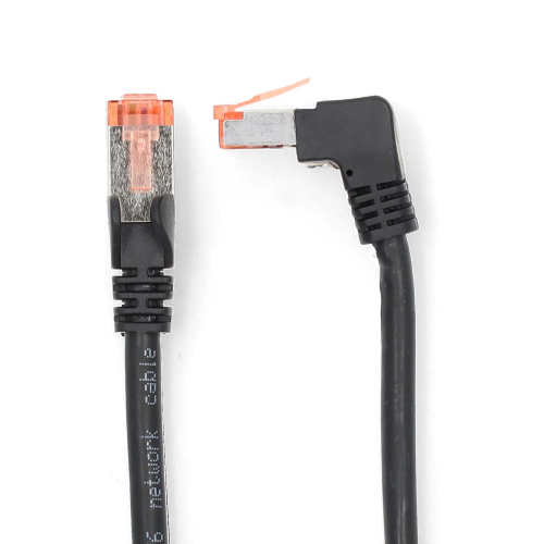 Cavo di rete CAT6 RJ45 Maschio | RJ45 Maschio ANGOLATO| SF/UTP | 2,00 m 