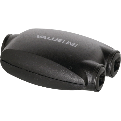 Splitter audio Koenig TosLink(Femmina) a 2xTosLink(Femmina), nero