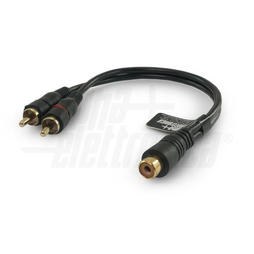 Presa RCA Audio | 2x Spina RCA Audio R/L | SDOPPIATORE RCA 0,2 METRI