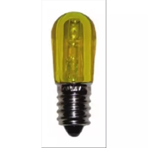 LAMPADINA LED 0.6 WATT GIALLA E14