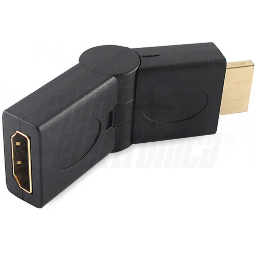 Adattatore da Spina a presa HDMI® ruotabile +90/-90° COD 64-579/10SN