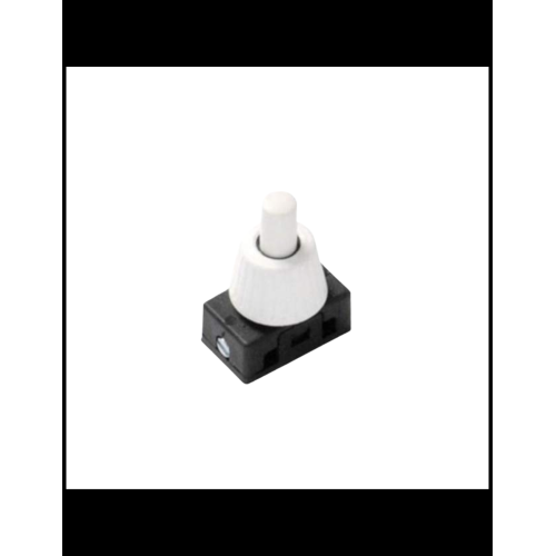 Interruttore a Pulsante Unipolare con ghiera FAEG FG24120, 1P 2A 230V, Bianco