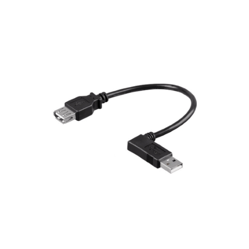 CAVO USB 2.0 PROLUNGA PRESA A / SPINA A 90 SINISTRA 15CM GBC