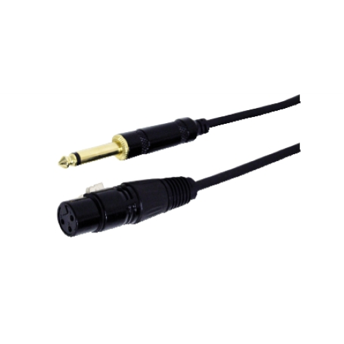 CAVO PROFESSIONALE SPINA 6,3MM MONO / PRESA XLR 5M GBC