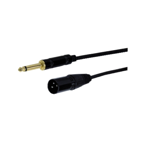 CAVO PROFESSIONALE SPINA 6,3MM MONO / SPINA XLR 3M GBC
