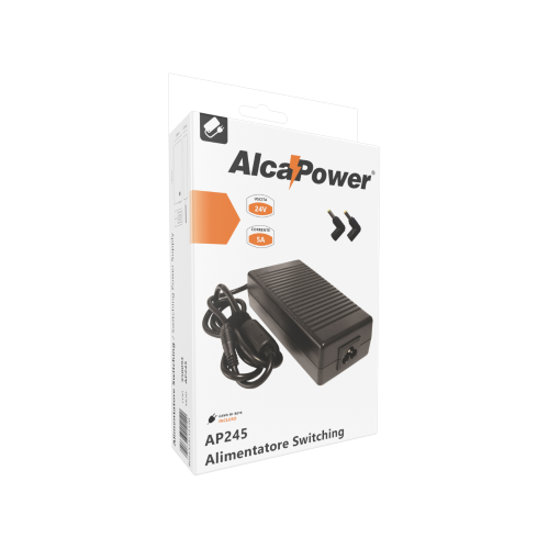 Alimentatore Switching 24VDC 5A 5.5*2.1, 5.5*2.5