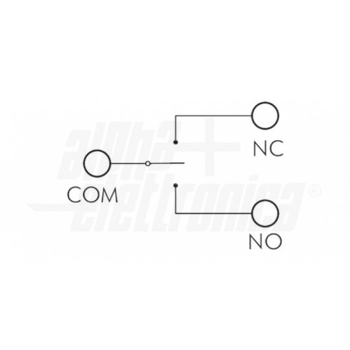 Interruttore deviatore Miniatura - 2P - DPCO - ON/OFF/ON - 3A@250V - 6 term. a saldare