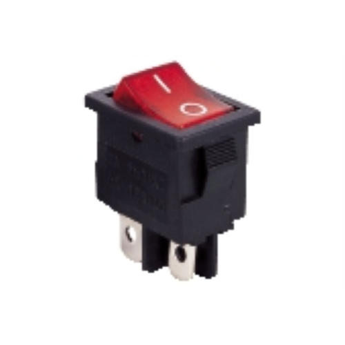INTERRUTTORE A BASCULA UNIPOLARE ROSSO ON-OFF GBC