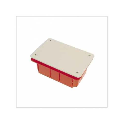 Cassetta di derivazione ad incasso con coperchio e viti bianco FAEG FG10214