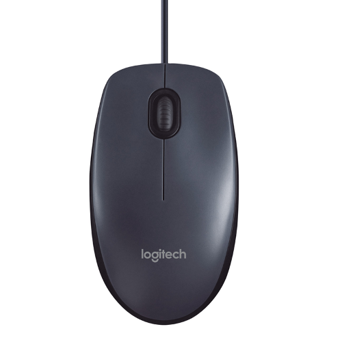 MOUSE USB OTTICO NERO LOGITECH B100