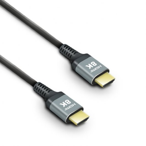 CAVO HDMI 2.1 8K ULTRA HIGH SPEED 48GBPS 3M NERO/ARGENTO
