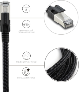 CAVO RETE RJ45 CAT8 3M METRONIC 395632