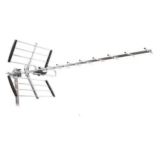 ANTENNA TV DIGITALE TERRESTRE 12 ELEMENTI UHF DVB-T HD CON FILTRO LTE/5G METRONIC 414013