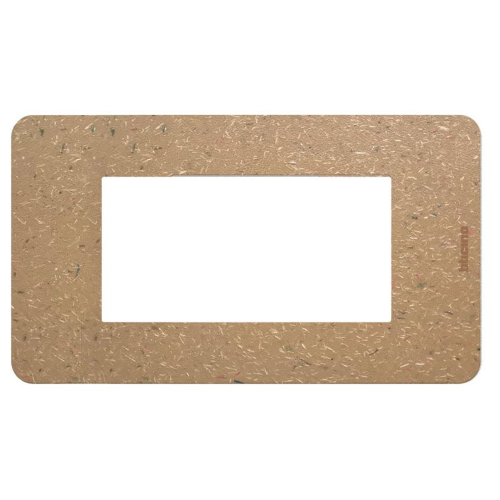 Placca Bticino MatixGO Bio 4 moduli JA4804BB