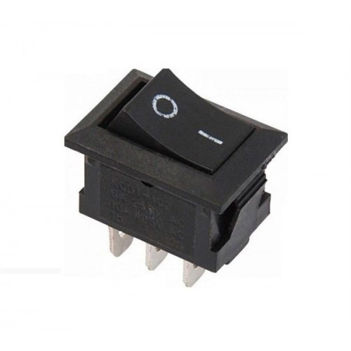 Interruttore a bilancere 220V Nero