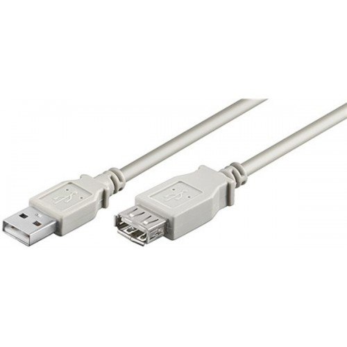 Cavo prolunga USB 2.0 ad alta velocita', grigio, 1,8 m- Spina USB 2.0 (tipo A) - Presa USB 2.0 (tipo A)