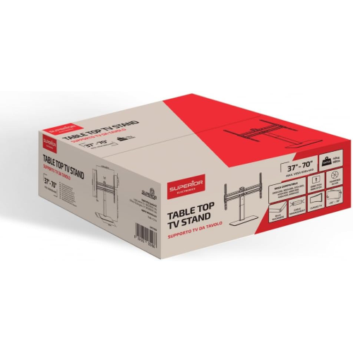 Supporto TV universale da tavolo, per TV da 37" a 70" fino a 40Kg Superior 