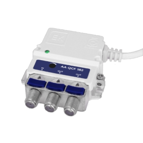 AMPLIFICATORE TV INTERNO micro 1IN/2OUT 18DB EK EK111017