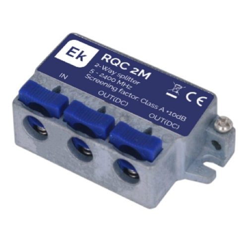 PARTITORE TV MINI 2 USCITE QUICOAX 5-2400MHZ EK EK141009