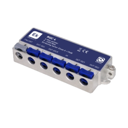 PARTITORE TV MINI 4 USCITE QUICOAX 5-2400MHZ EK EK141016
