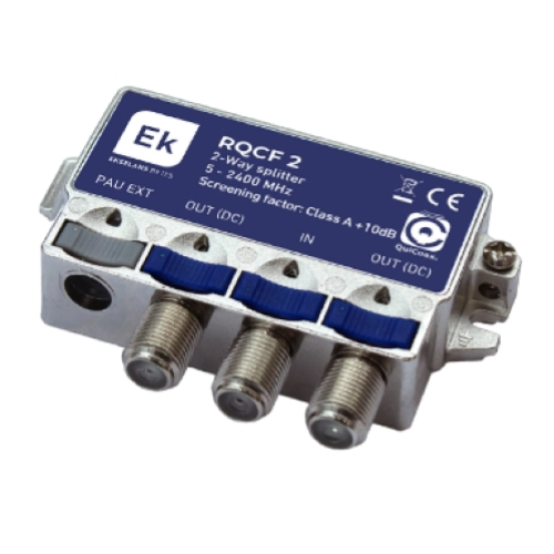 PARTITORE TV 2 USCITE QUICOAX/F 5-2400MHZ RQCF 2 EK141025