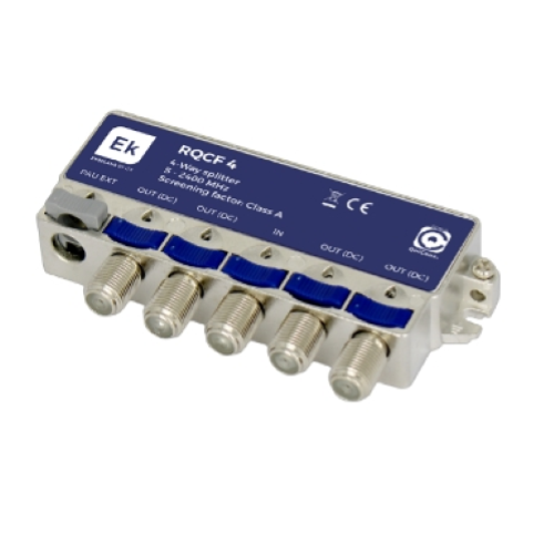 PARTITORE TV 4 USCITE RQCF 4 QUICOAX/F 5-2400MHZ EK141027