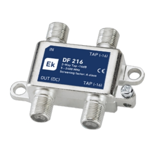 DERIVATORE TV 2 USCITE DF 216 5-2400MHZ EK142002