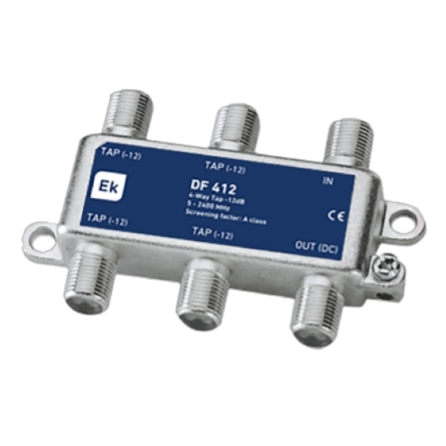 DERIVATORE TV 4 USCITE DF 412 5-2400MHZ EK142005