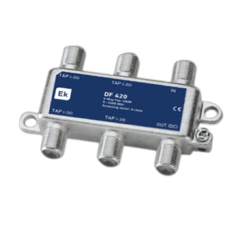 DERIVATORE TV 4 USCITE DF 420 5-2400MHZ EK142007