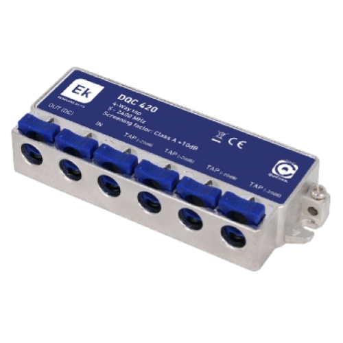 DERIVATORE TV 4 USCITE DQC 420 QUICOAX 5-2400MHZ EK142018