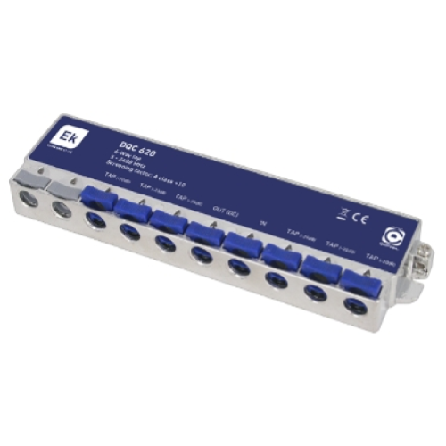 DERIVATORE TV 6 USCITE DQC 620 QUICOAX 5-2400MHZ EK142021