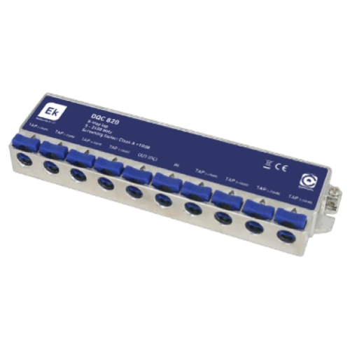 DERIVATORE TV 8 USCITE DQC 820 QUICOAX 5-2400MHZ EK142024