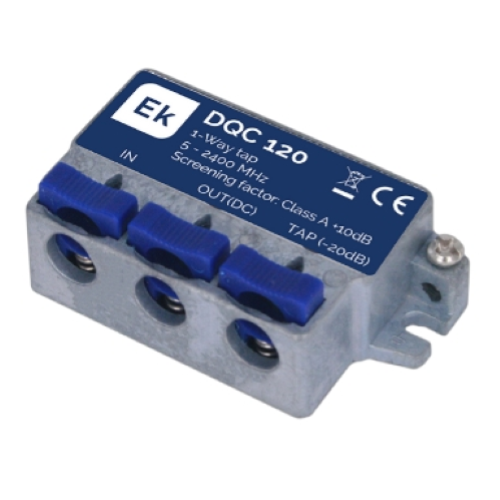 DERIVATORE TV 1 USCITA DQC 120 QUICOAX 5-2400MHZ EK142028