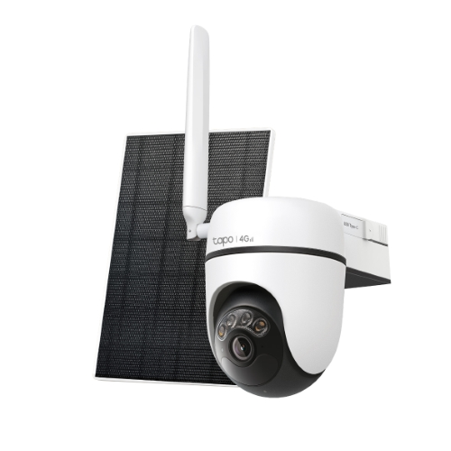 Tapo Kit Telecamera 2K 4G LTE motorizzata a batteria con pannello solare